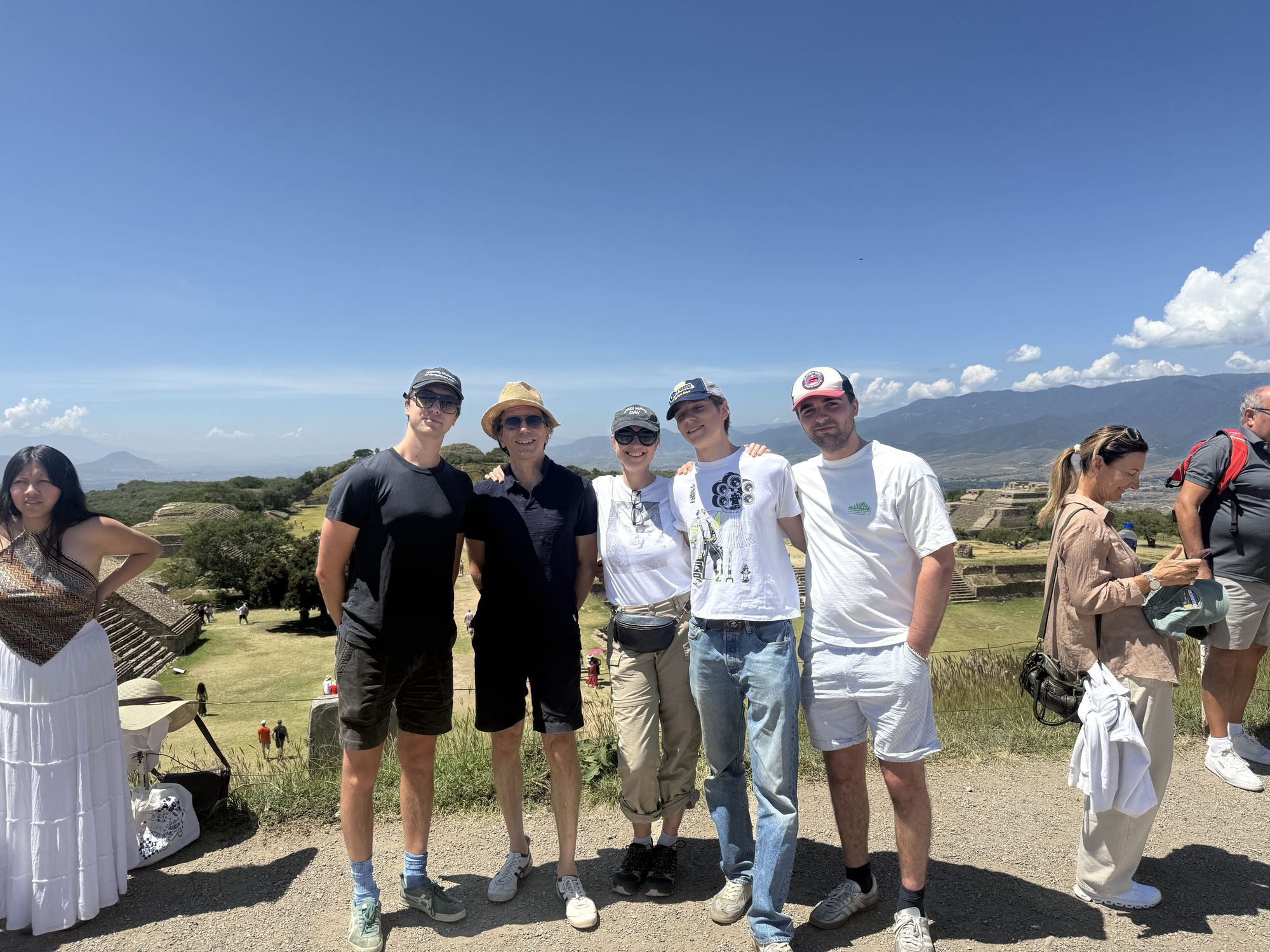 Die Familie in Monte Albán
