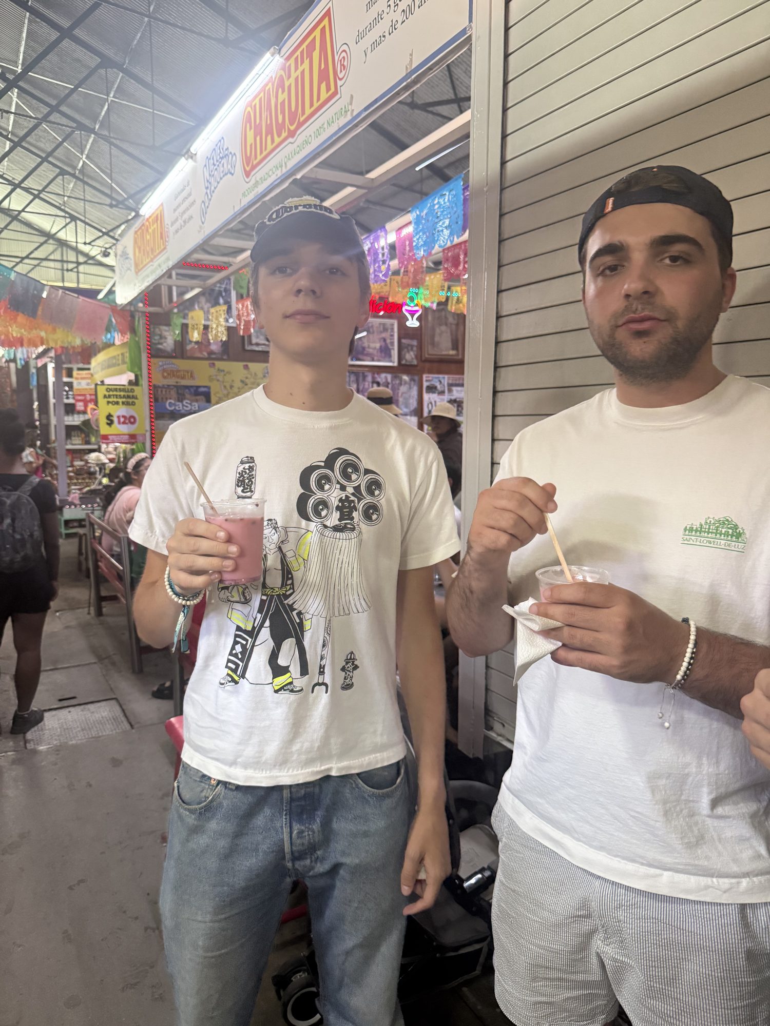 Die Boys auf der Food Tour